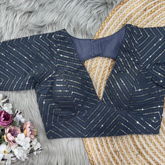 Fancy Partywear Blouse - Picture 8 of 13